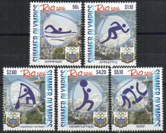 Samoa 2016, Olympic Games In Rio, Rowing, Running, Swimming, Judo, Weightlifting, 5val - Estate 2016: Rio De Janeiro