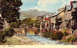 CPA Royaume Uni - Pays De Galles - Gwynedd - Beddgelert - Harvey Barton And Son Ltd. - Colorisée - Pont - Sonstige & Ohne Zuordnung