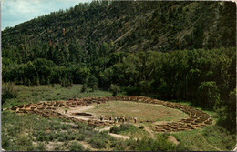 New Mexico Aerial View Bandelier National Monument Near Sante Fe 1958 - Santa Fe