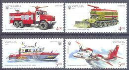 2017. Ukraine, Fire Transport, 4v, Mint/** - Ukraine