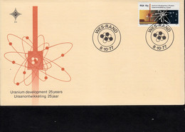 SUD AFRICA  1977 -  Yvert  440 - Uranio -.- - Storia Postale
