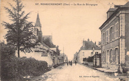 CPA - France - 18 - Henrichemont - La Rue De Bourgogne - Edition Faivre Et Figarella - EMB - Henrichemont