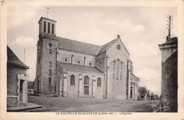 CPA - France - 44 - LA CHAPELLE SAINT SAUVEUR - L'église - Oblitérée à VARADES - Autres & Non Classés