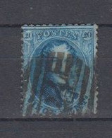 BELGIË - OBP - 1863 - Nr 15A - (P 24 - BRUXELLES) - + Coba 1.00 € - Balkstempels: Ontvangerijen