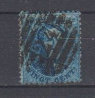 BELGIË - OBP - 1863 - Nr 15A - (P 24 - BRUXELLES) - + Coba 1.00 € - Balkstempels: Ontvangerijen