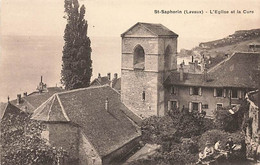 St-Saphorin L'Eglise Et La Cure - Saint-Saphorin