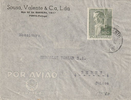 Portugal-Luftpost Brief - Lettres & Documents