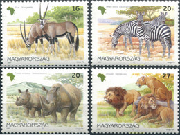 64358 MNH HUNGRIA 1997 FAUNA AFRICANA - Oblitérés