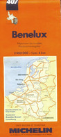 Benelux. Carte Numéro 407 De Michelin Travel Publications (1993) - Karten/Atlanten