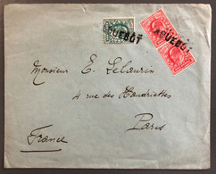 Divers Sur Enveloppe, Griffe PAQUEBOT Oblitérante, TAD LISBOA 14.3.1904 Au Verso - (C1278) - Correo Marítimo