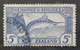 NEW ZELAND NUOVA ZELANDA 1935 ESPADON CAT YVERT N. 200 - Used Stamps