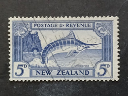 NEW ZELAND NUOVA ZELANDA 1935 ESPADON CAT YVERT N. 200 - Used Stamps