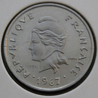 10 Francs 1967, KMe11, Essai, UNC - Nouvelle-Calédonie