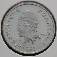 20 Francs 1967, KMe12, Essai, UNC - Nueva Caledonia