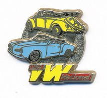 Pin's Volkswagen / Rencontre 1991 Collectionneurs “Super VW National“ à Jablines (77). Est. Them’sigle 2. Zamac. T876-01 - Volkswagen