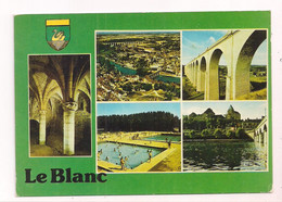 Le Blanc: Multivues : La Crypte Des Charrassons, Vue Générale, Le Viaduc....  - - Le Blanc