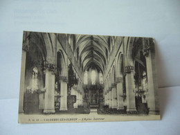 CAUDEBEC LES ELBEUF   76 SEINE MARITIME L'EGLISE INTERIEUR CPA1910 - Caudebec-lès-Elbeuf