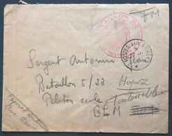 France, Cachet BATAILLON ROGER / Le Vaguemestre Sur Enveloppe - (C1947) - WW I