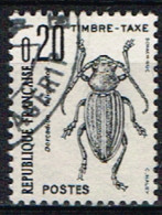 FR 200 - FRANCE Timbre Taxe N° 104 Obl. Insecte - 1960-.... Usati