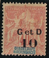 Guadeloupe N°46 - Neuf * Avec Charnière - TB - Ongebruikt