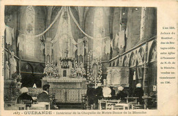 Guérande * Intérieur De La Chapelle Notre Dame De La Blanche * Jour De Fête Coiffe - Guérande