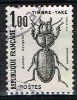 FR 201 - FRANCE Timbre Taxe N° 106 Obl. Insecte - 1960-.... Afgestempeld
