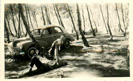 Automobile Ancienne De Marque PEUGEOT Peugeot 203 * Modèle Type ? * Auto Voiture * Photo Ancienne 11x6.8cm - Voitures De Tourisme