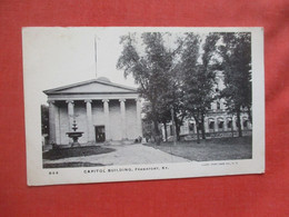 Capitol Building.  Frankfort  Kentucky > Frankfort        Ref 5865 - Frankfort