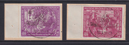 DDR 248-249 Leipziger Frühjahrsmesse 24+12 Pf/30+14 Pf Sonderstempel Auf Papier - Sonstige & Ohne Zuordnung