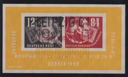 DDR Block 7 Briefmarkenausstellung Debria Leipzig Sonderstempel Leipzig /4 - Sonstige & Ohne Zuordnung