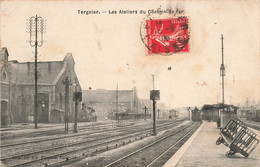 CPA Tergnier - Les Ateliers Du Chemin De Fer - Rails - Other & Unclassified