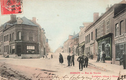 CPA Hirson - Rue De Vervins - Leclabart Editeur A Hirson - Colorisé - Hirson