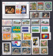 LIECHTENSTEIN - ANNEE COMPLETE 2000 ** MNH - VALEUR NOMINALE (FACIALE) = 37.9 SFr. - Années Complètes