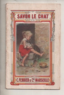 Ref Perso AlbGR : Livret 8 X 12.5 Cm Calendrier 1912 1913 La Grande Savonnerie Ferrier Marseille 24 Pages Savon Le Chat - Formato Piccolo : 1901-20