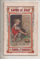 Ref Perso AlbGR : Livret 8 X 12.5 Cm Calendrier 1912 1913 La Grande Savonnerie Ferrier Marseille 24 Pages Savon Le Chat - Petit Format : 1901-20