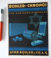 Böhler Chronos Für Hartzerkleinerung - Berlin - 1925   -  Bauhaus - Altri & Non Classificati