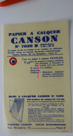 Papier à Calquer Canson N°7020B - 1935 - Imprimerie & Papeterie