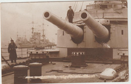5861 Escadre Photographié Depuis Le Gaillard D'avant Du SMS Deutschland Bataille De Jutland WW1 Navire De Guerre Vogel - Warships