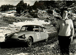Sport Automobile * Claudine VANSON , Championne De France Des Rallyes 1960 1961 * Voiture Ancienne Citroën DS - Rallyes