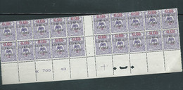 Wallis Et Futuna  - Yvert N° 29 ** X 20  Morceau De Feuille , Croix De Repère - Car 212 11 - Unused Stamps