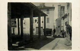 Cordes * Carte Photo * Place Du Village Et Halle * La Boucherie - Cordes