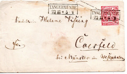 62602 - Altdeutschland / NDP - 1868 - 1Gr GAUmschl TANGERMUENDE -> COESFELD - Interi Postali