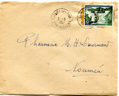 NOUVELLE CALEDONIE - Lettre Avec Cachet à Date De KUTO ILE DES PINS Du 7 Septembre 1957 - R 6490 - Cartas & Documentos
