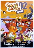 FLYERS GLOUBI BOULGA NIGHT 02 CASIMIR MAYA IL ETAIT UNE FOIS CAPITAINE FLAM CHAPI CHAPO CALIMERO... 2001 - Objets Publicitaires