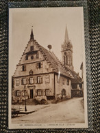 Carte DAMBACH LA VILLE  Eglise Et Hotel De Ville - Dambach-la-ville