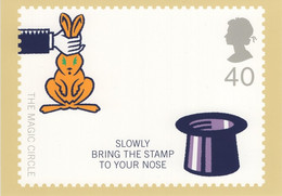 Great Britain 2005 PHQ Card Sc 2274 40p Rabbit Out Of Hat Magic Tricks - Tarjetas PHQ
