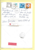 TIMBRES - BRIEFMARKEN - FRANCOBOLLI - SELLOS - STAMPS - LETTRE RECOMMANDÉ - PORTUGAL - TIMBRES NAVEGATEURS ET AUTRE - Storia Postale