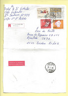 TIMBRES - BRIEFMARKEN - FRANCOBOLLI - SELLOS - STAMPS - LETTRE RECOMMANDÉ - PORTUGAL - TIMBRES NAVEGATEURS ET AUTRES - Covers & Documents