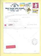 TIMBRES - BRIEFMARKEN - FRANCOBOLLI - SELLOS - STAMPS - LETTRE RECOMMANDÉ - PORTUGAL - TIMBRES NAVEGATEUR ET AUTRES - Cartas & Documentos