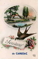 Cahuzac * Carte Photo * Souvenir De La Commune - Otros & Sin Clasificación